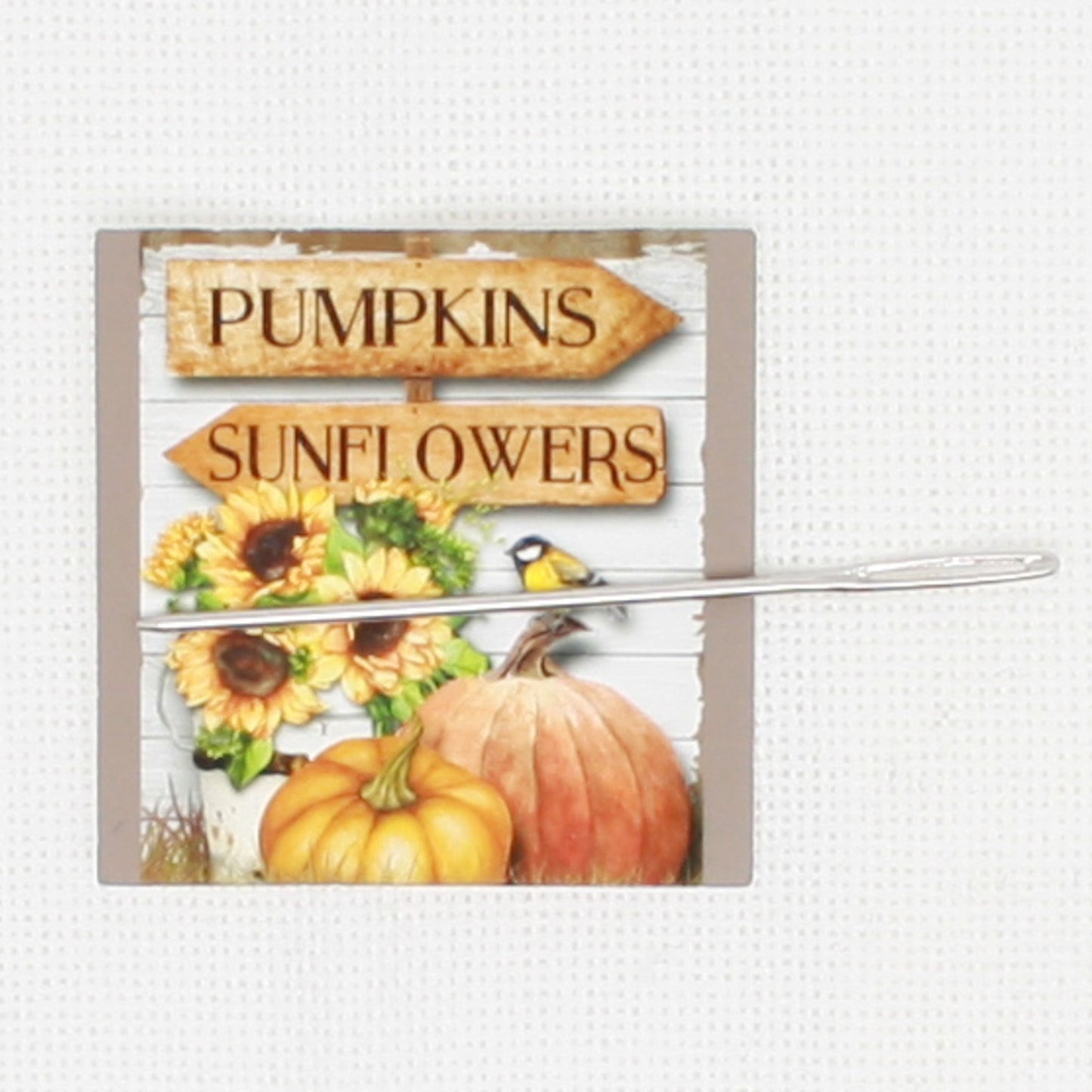 Pumpkin and Sunflower Needle Minder
