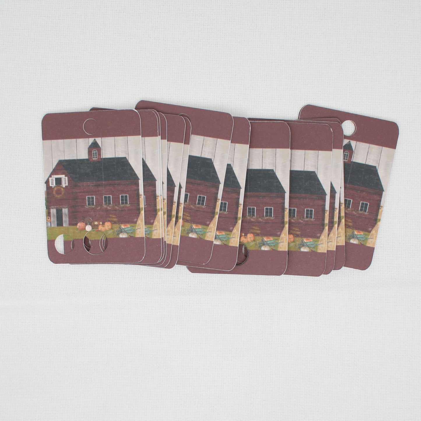 Fall Barn Floss Cards.- Pack Of 20 Cards
