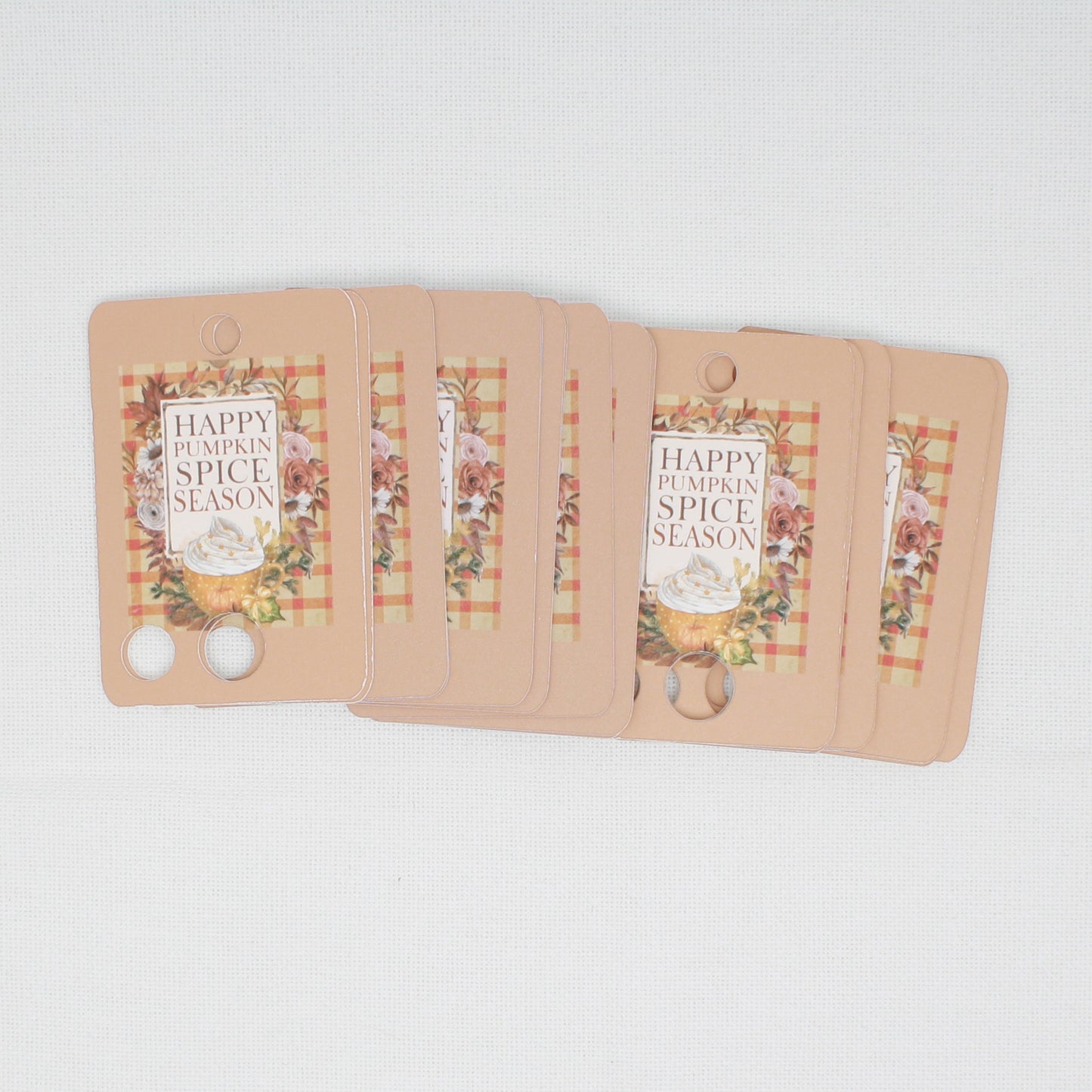 Pumpkin Spice Season Floss Cards.- Pack Of 20 Cards