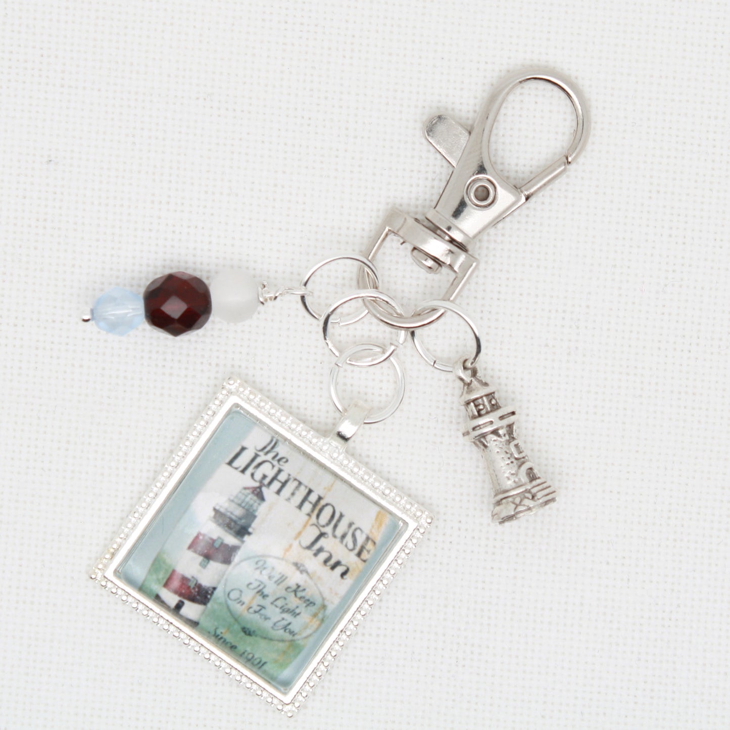 Lighthouse Inn Zipper Pull/Mini-Fob