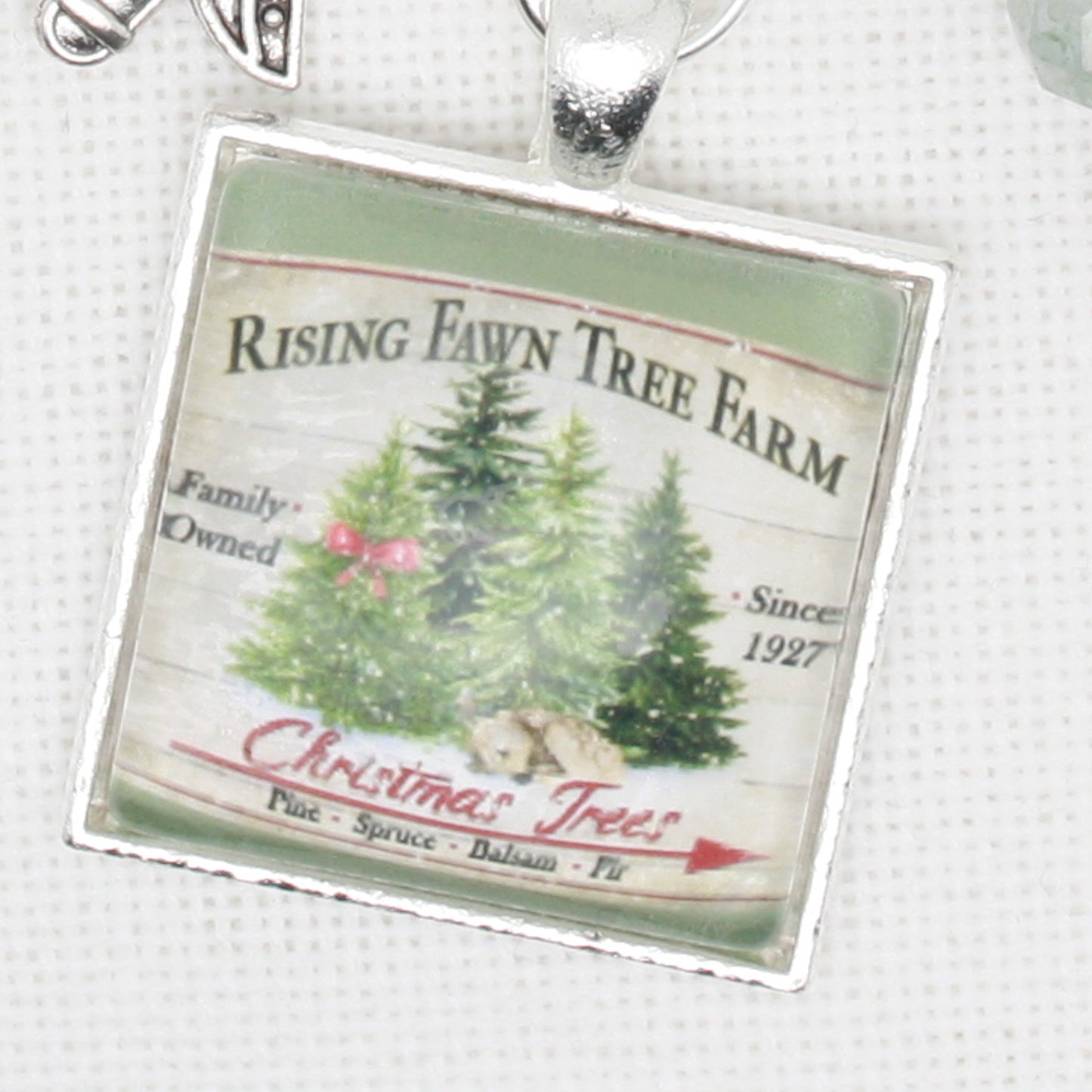 Christmas Tree Farm Floss Ring