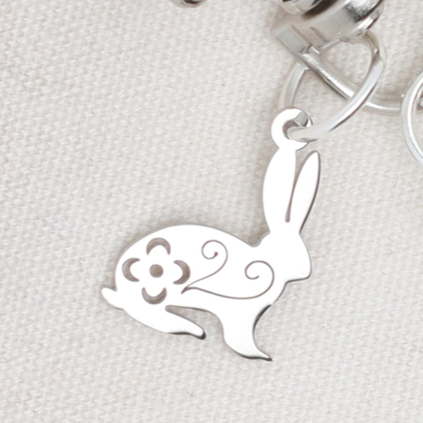 Golden Egg Animals Bunny Zipper Pull/Mini-Fob