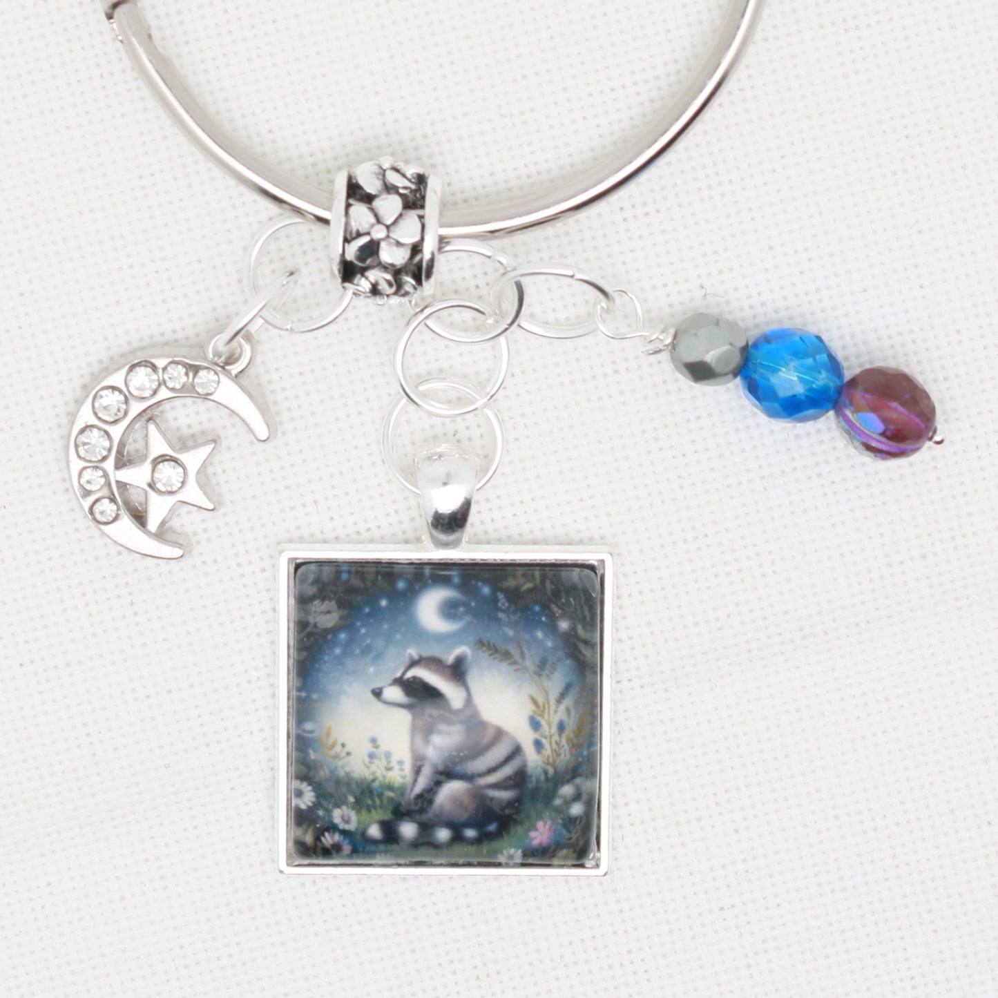 Night Raccoon Floss Ring