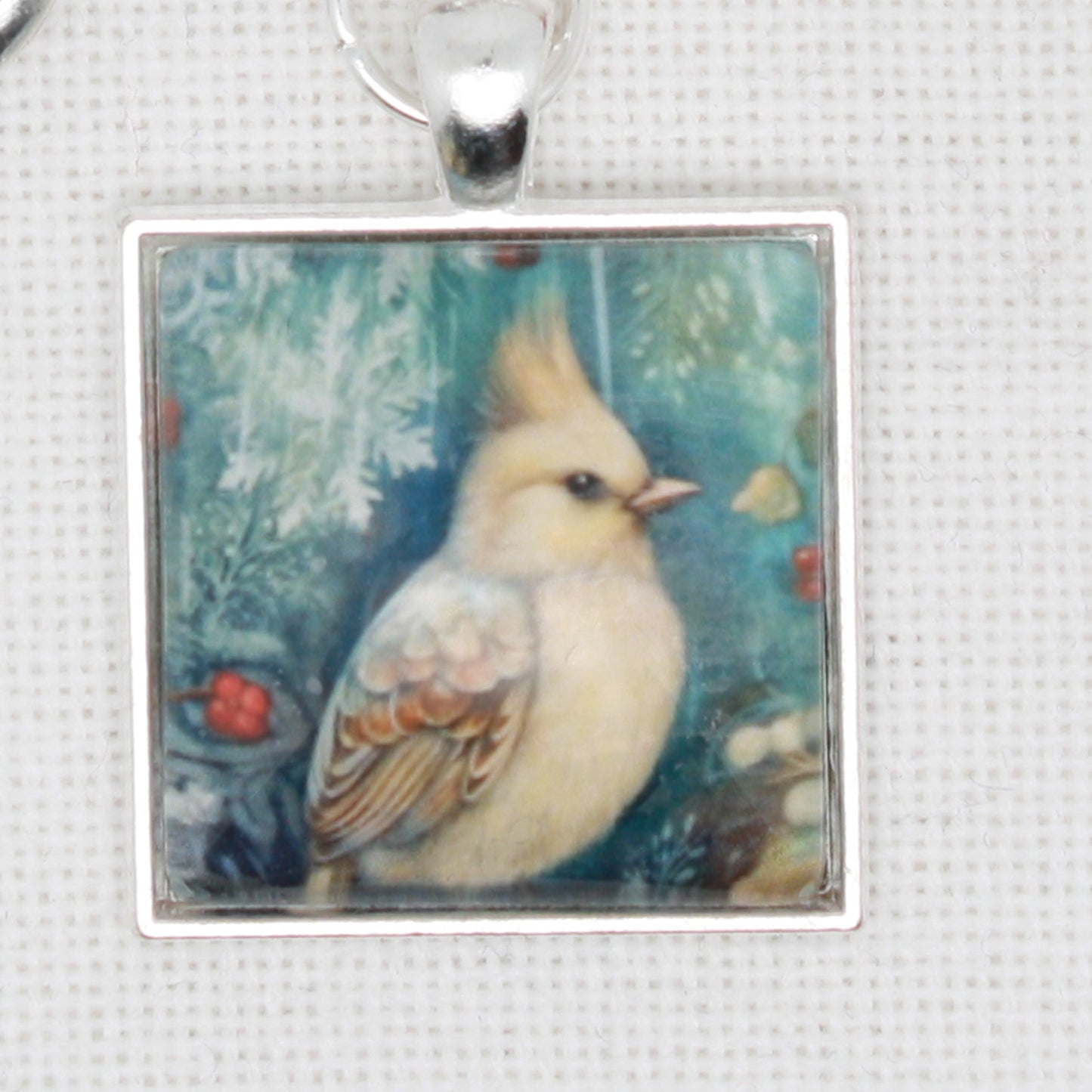 Christmas Bird Floss Ring