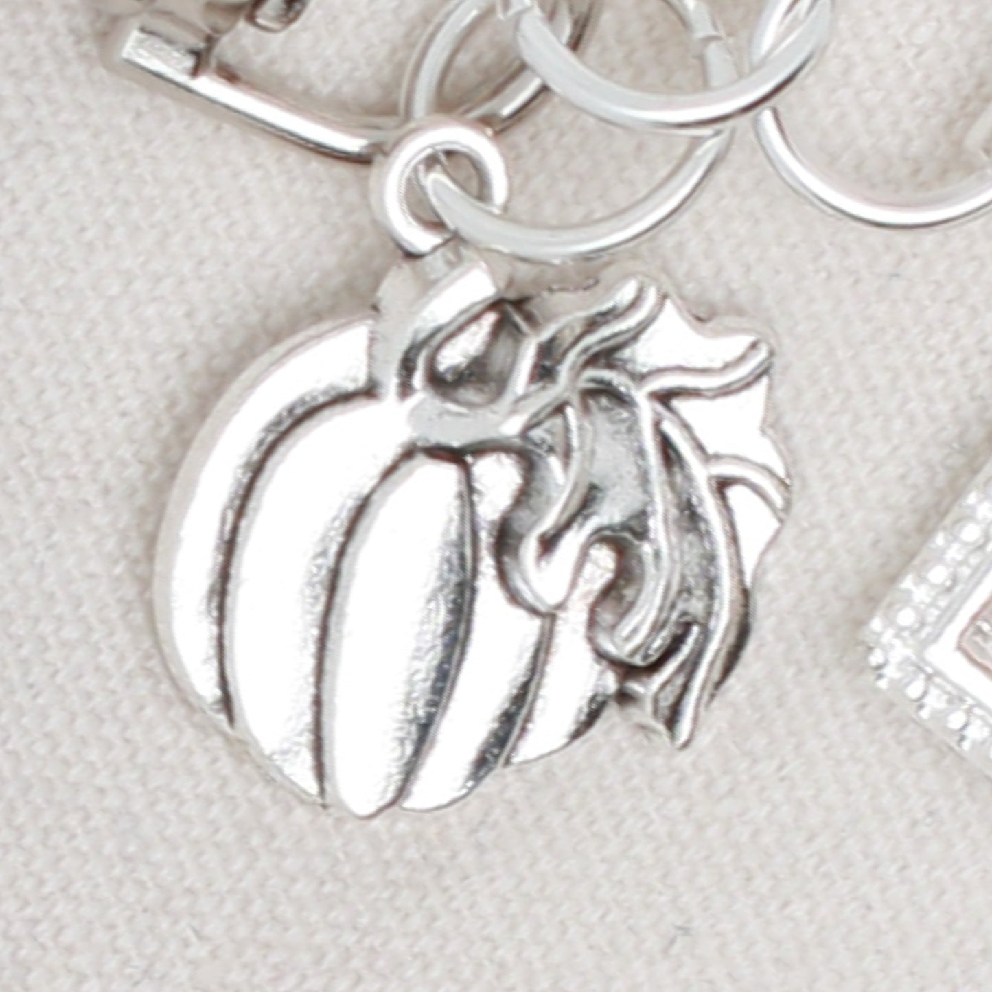 Hello Fall Zipper Pull/ Mini- Fob