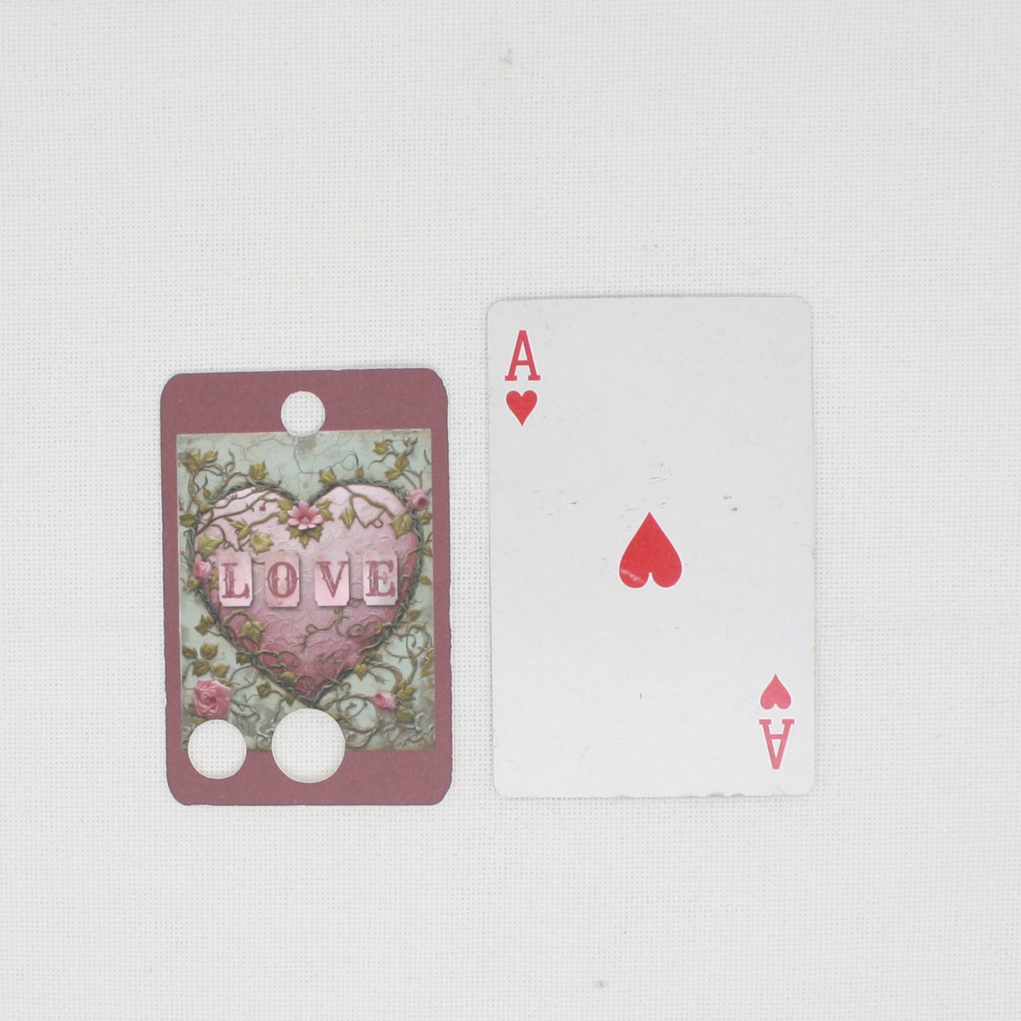 Valentine Love Floss Cards.- Pack Of 20 Cards
