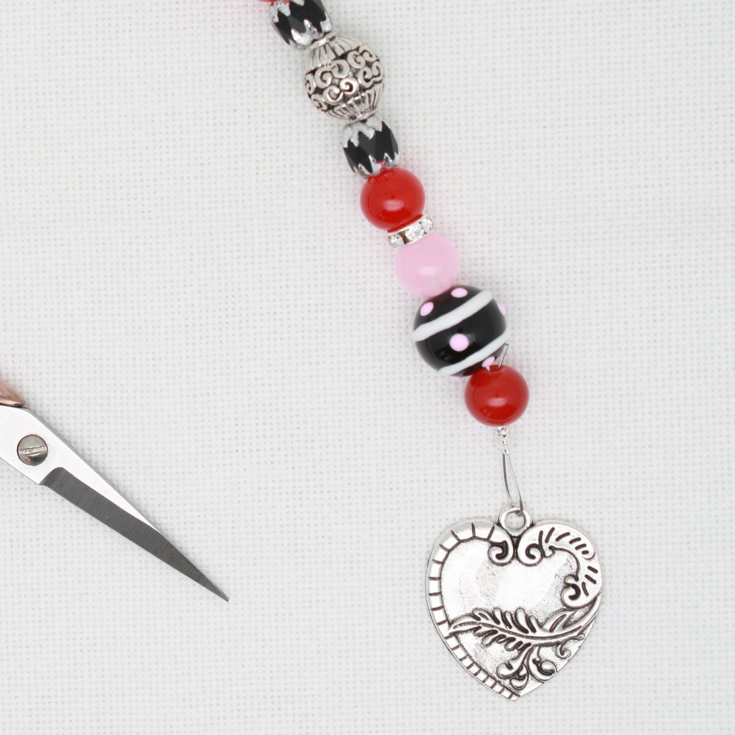 Valentine Scissor Fob