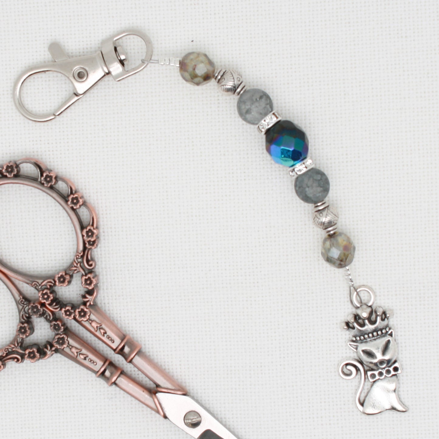 Princess Kitty Scissor fob