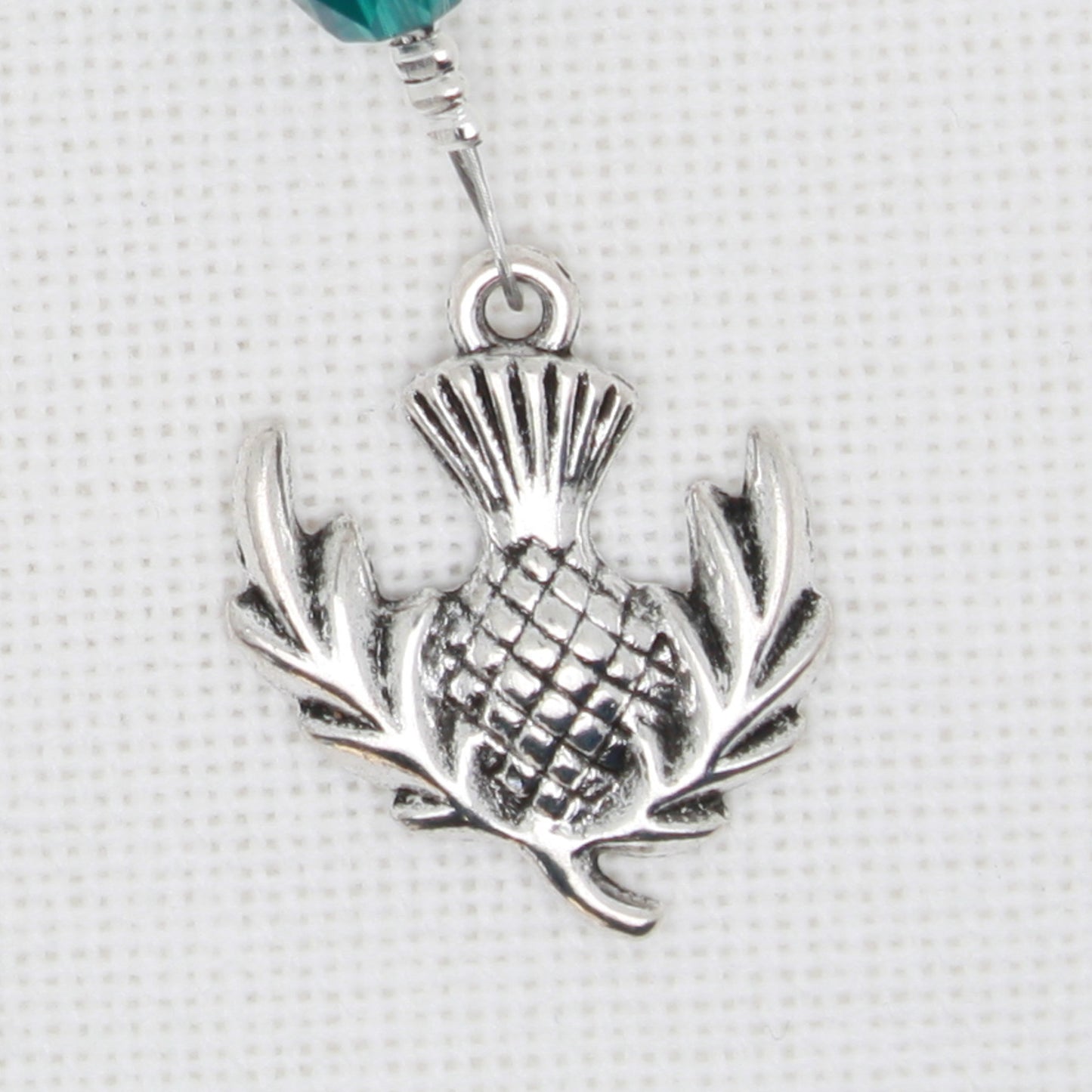 Thistle Flower Scissor Fob