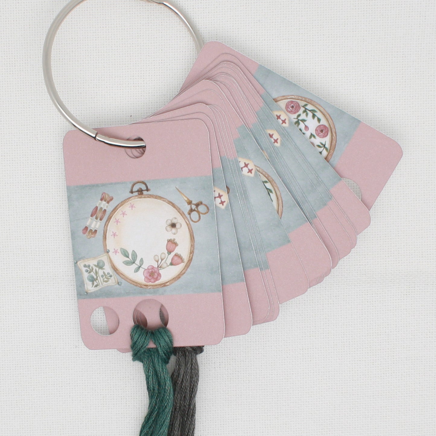 Cross Stitch And Embroidery Floss Cards- Pack Of 20 Cards
