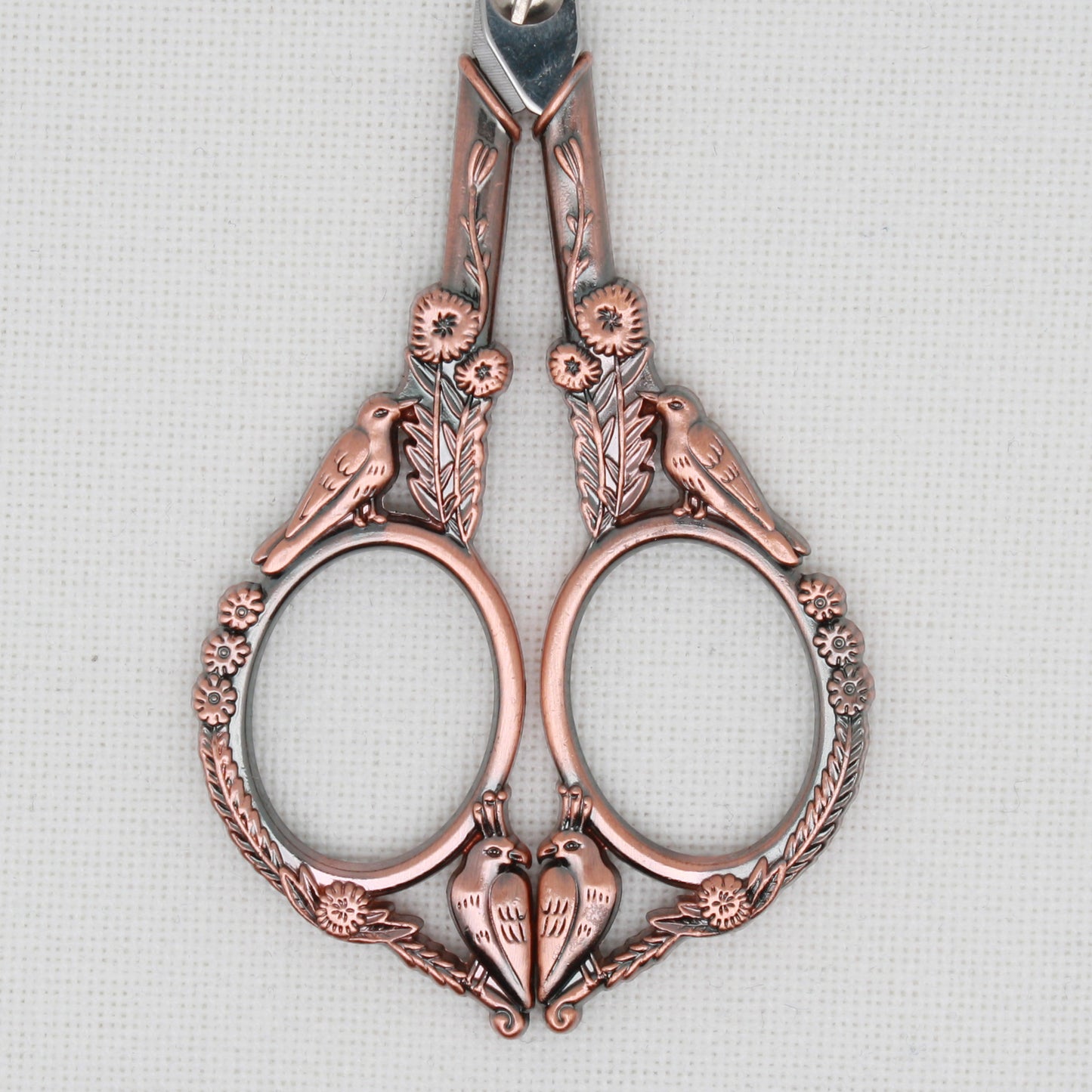 Copper Colored Bird Embroidery Scissors