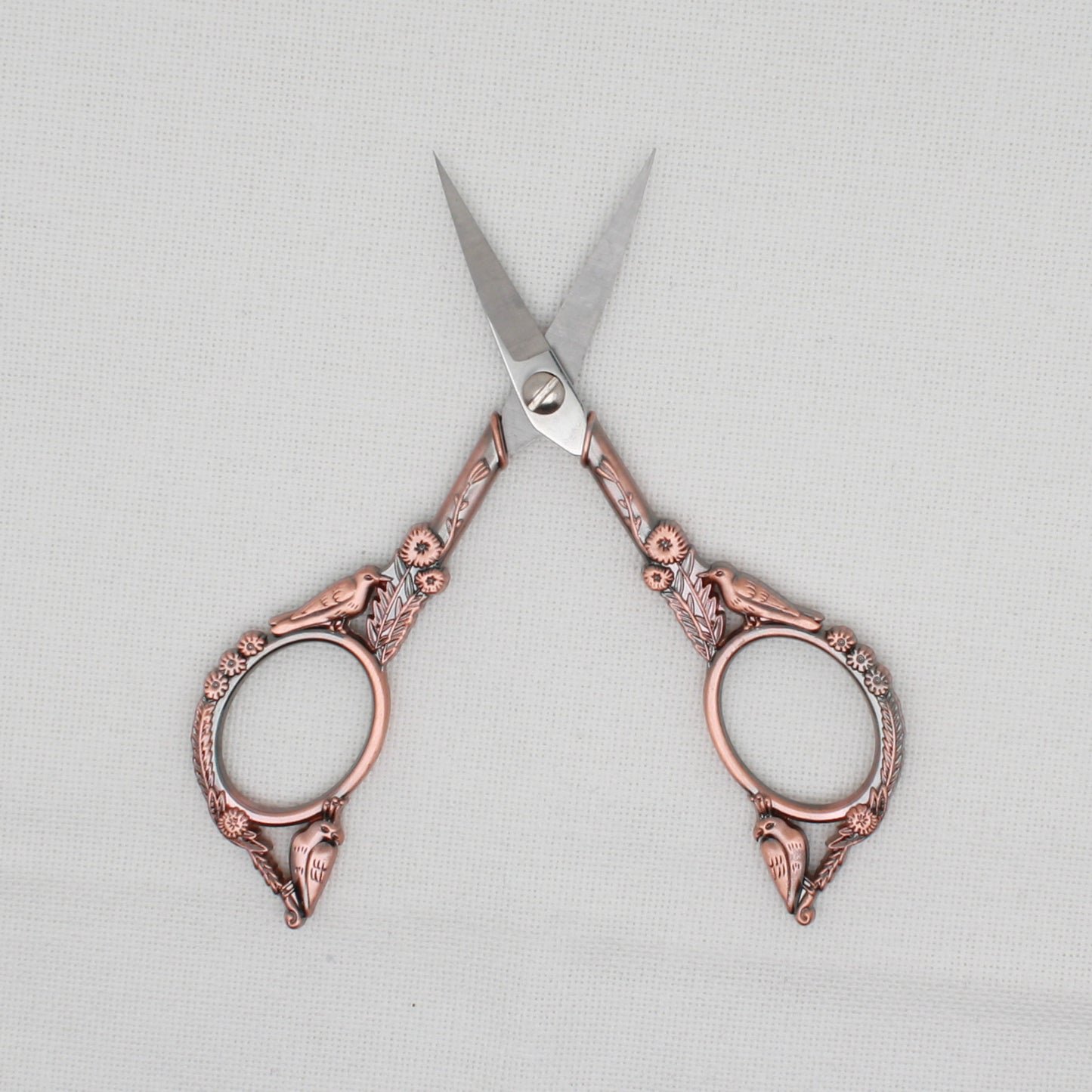 Copper Colored Bird Embroidery Scissors