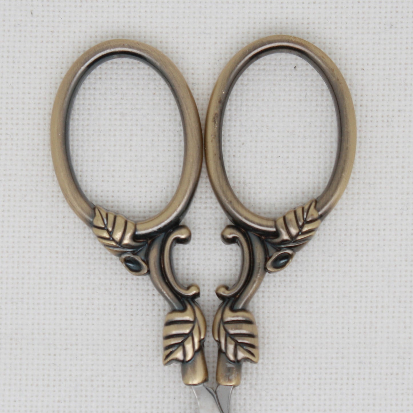 Copper Colored Leaf Embroidery Scissors