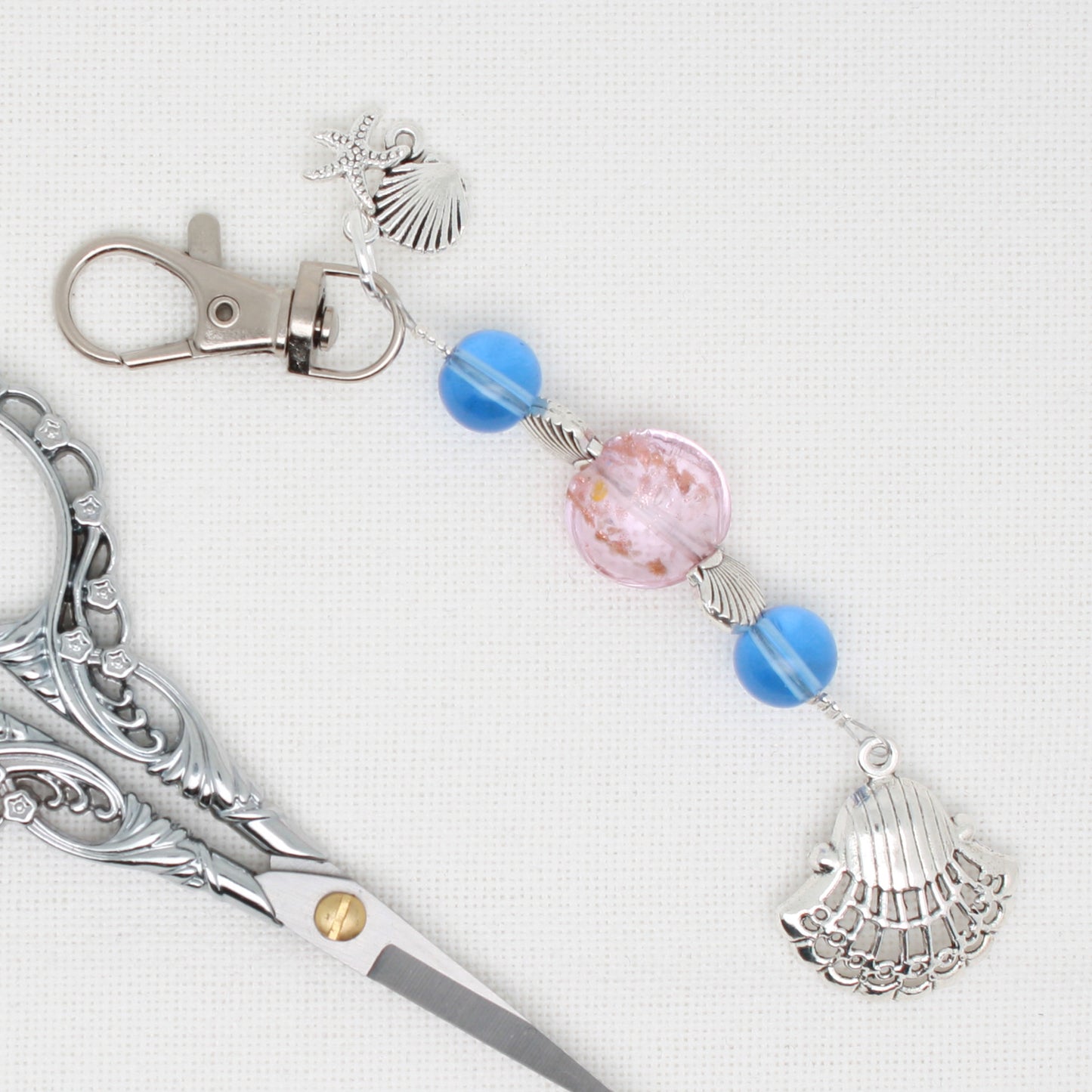 Seashell Scissor Fob