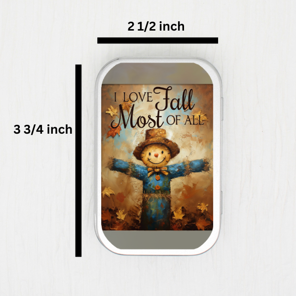 Love Fall Most Of All Small Storage Tin