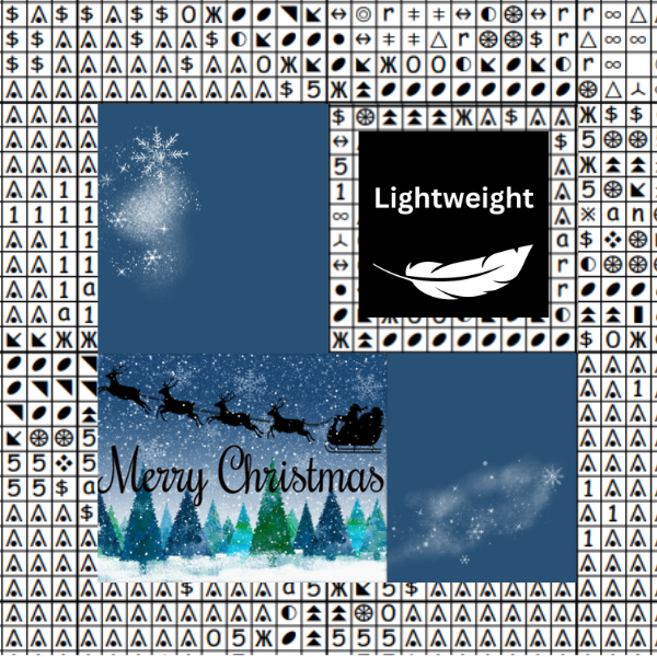 Merry Christmas Santa Chart Place Keeper