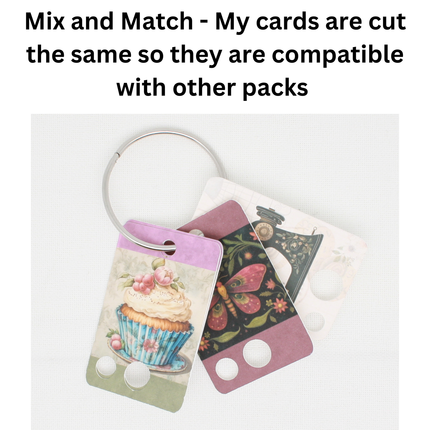 Merry Halloween Floss Cards.- Pack Of 20 Cards
