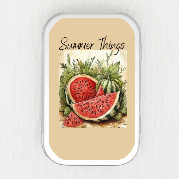Summer Things - Watermelon Small Storage Tin