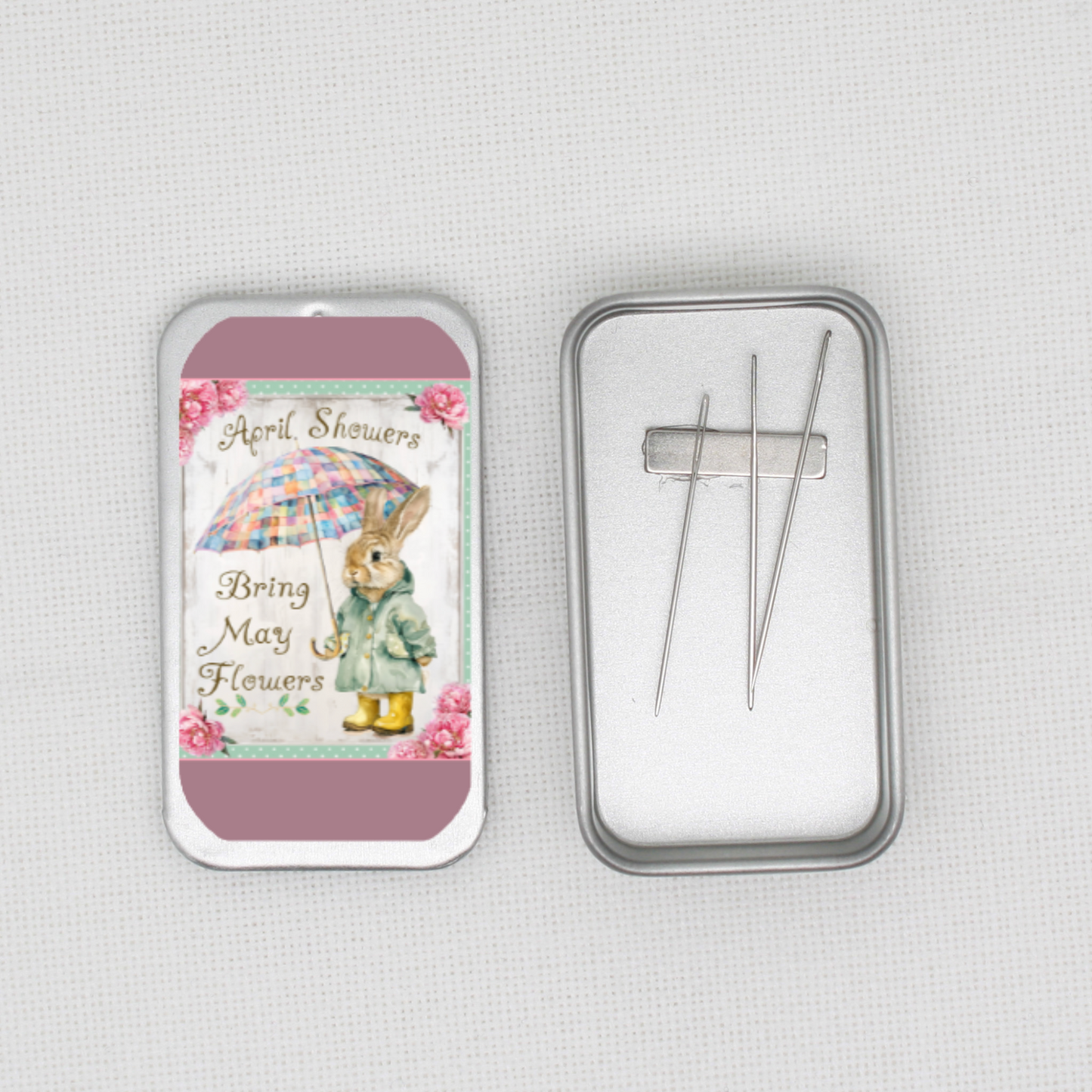 April Showers Needle Tin