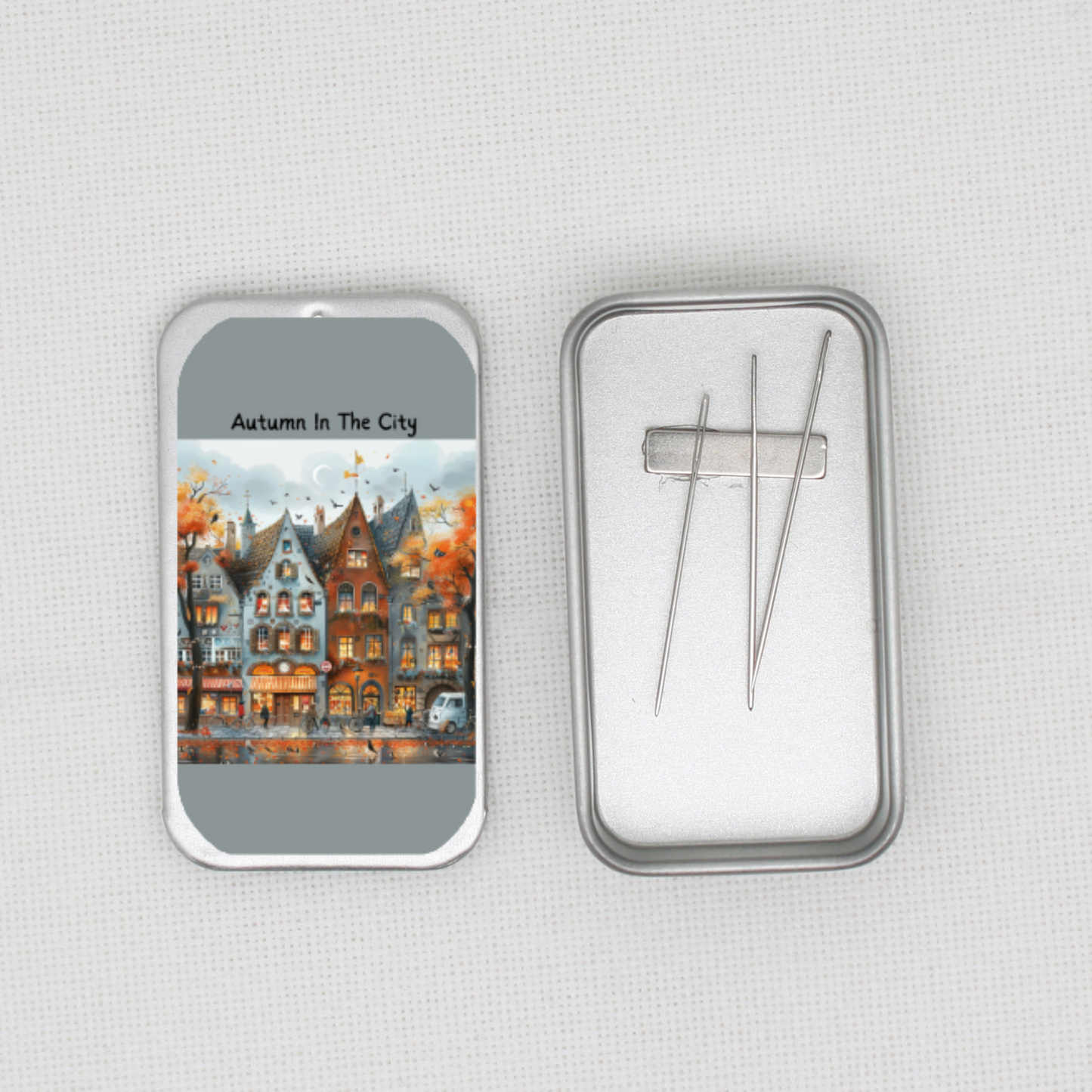 Autumn In The City Needle Tin