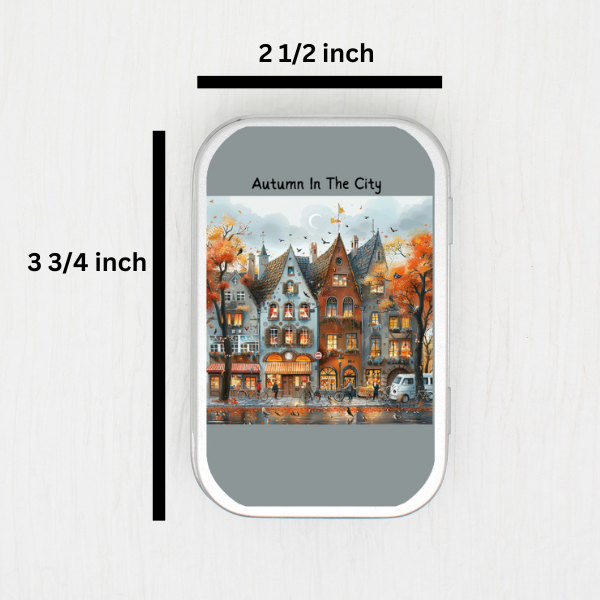 Autumn In The City Small Storage Tin
