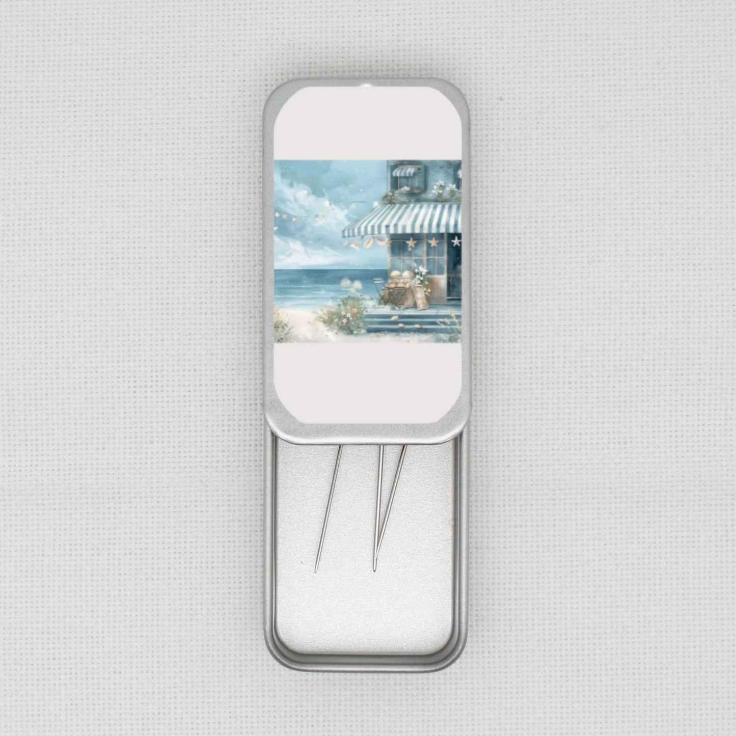 Beach Cafe Needle Tin