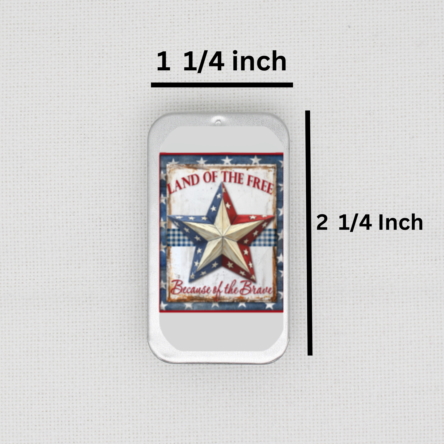 Because Of The Brave Needle Tin