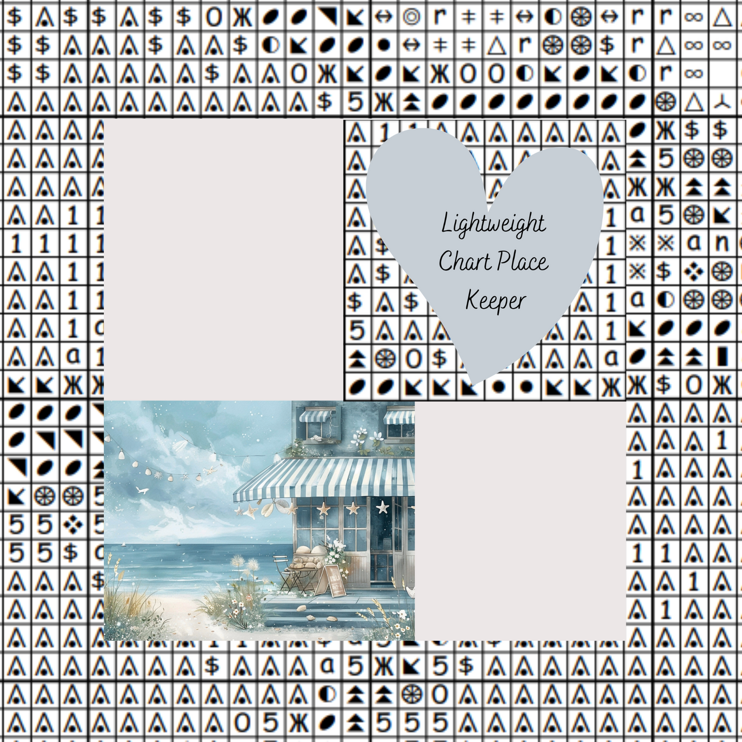 Beach Cafe Chart Place Keeper