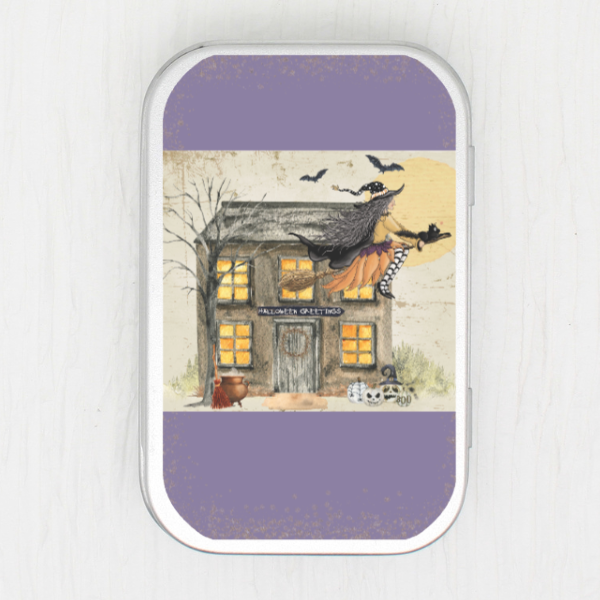Halloween Greetings Small Storage Tin