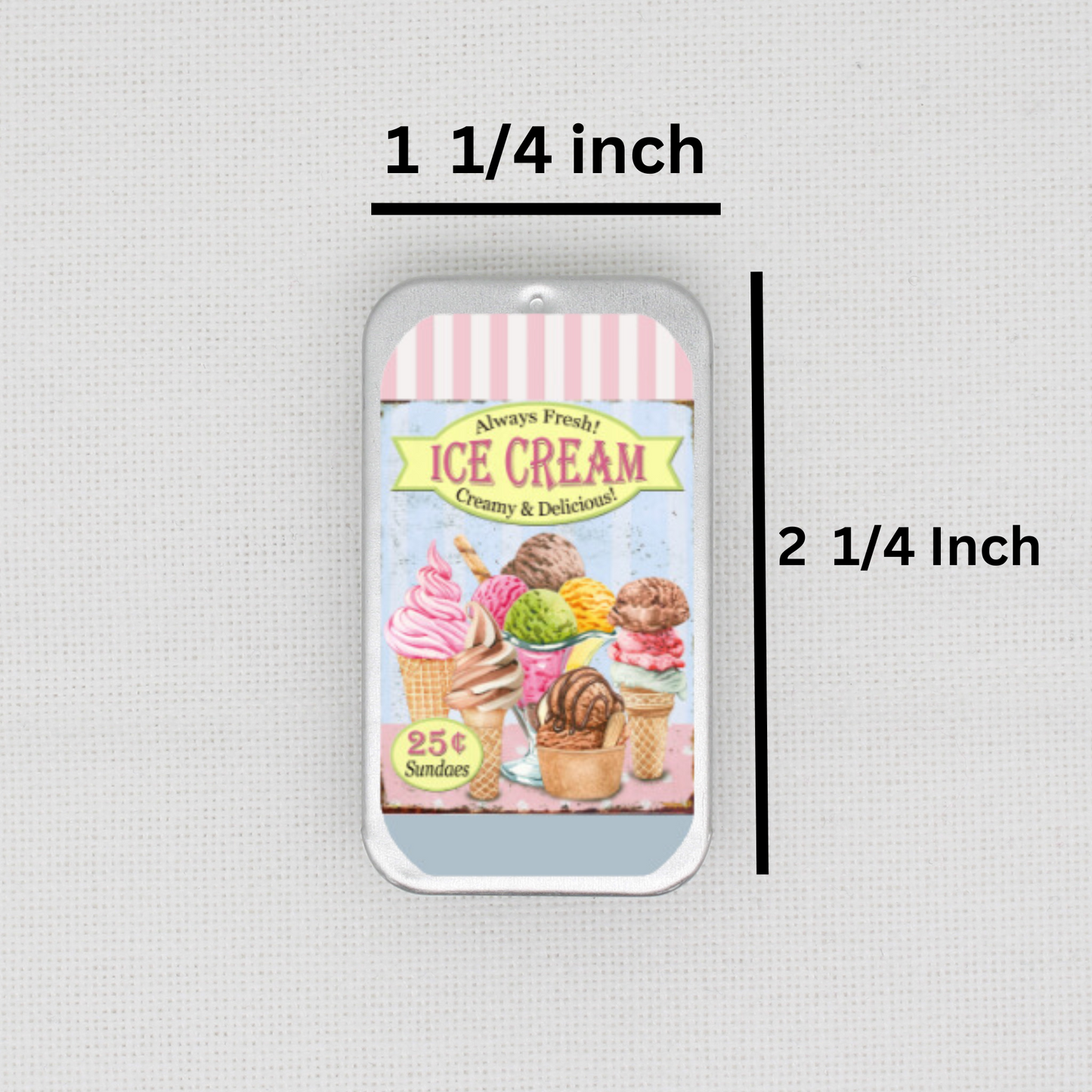 Ice Cream Needle Tin