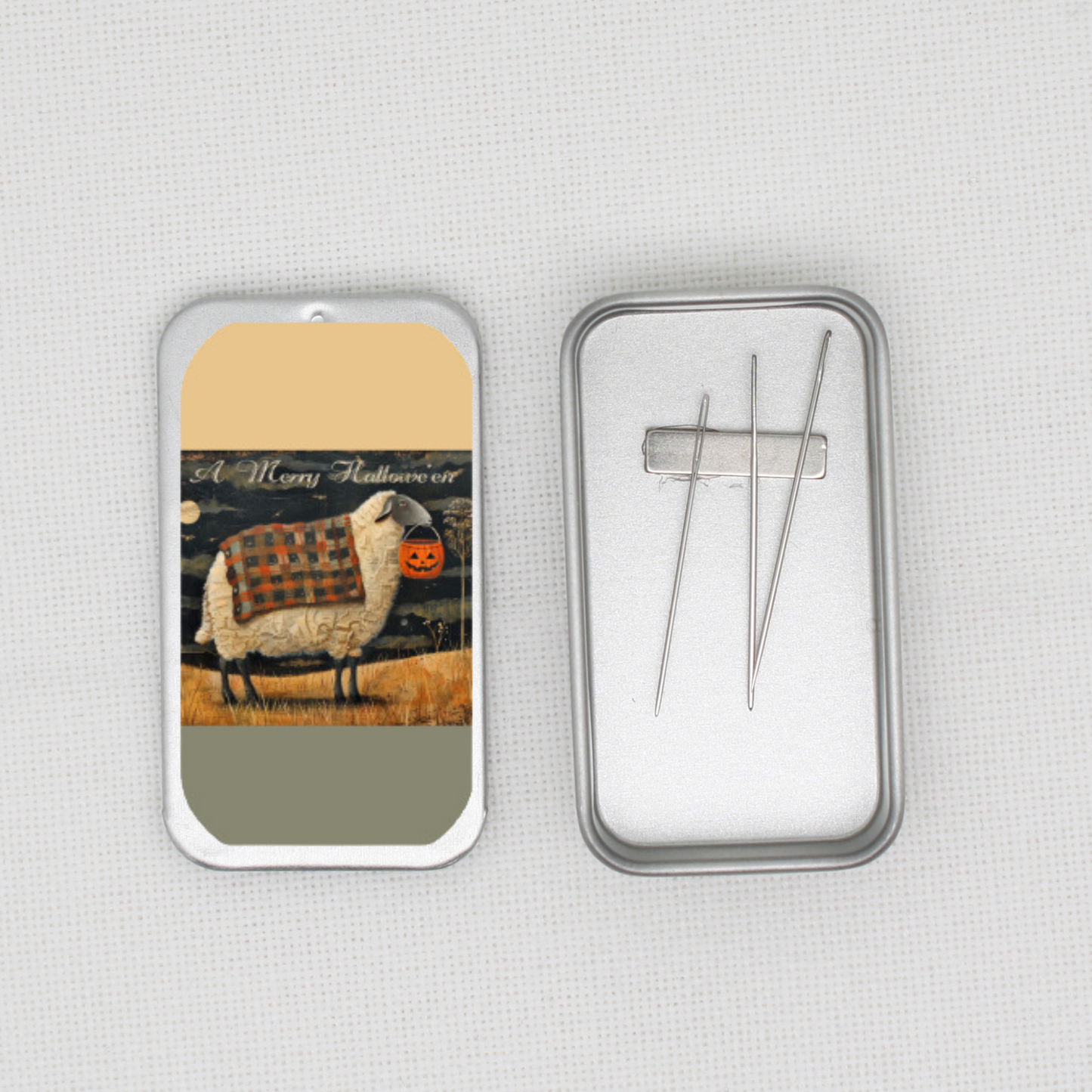 Merry Halloween To All Needle Tin