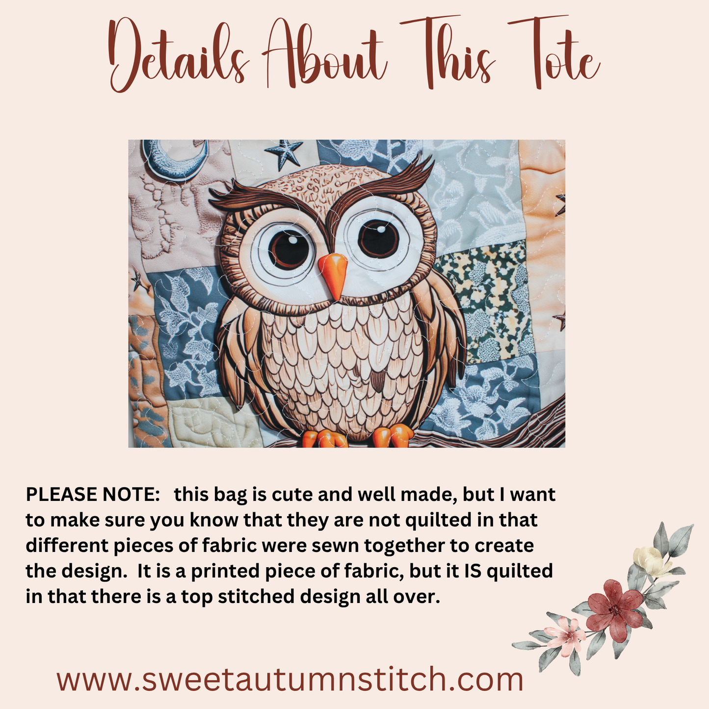 Owl Project Tote