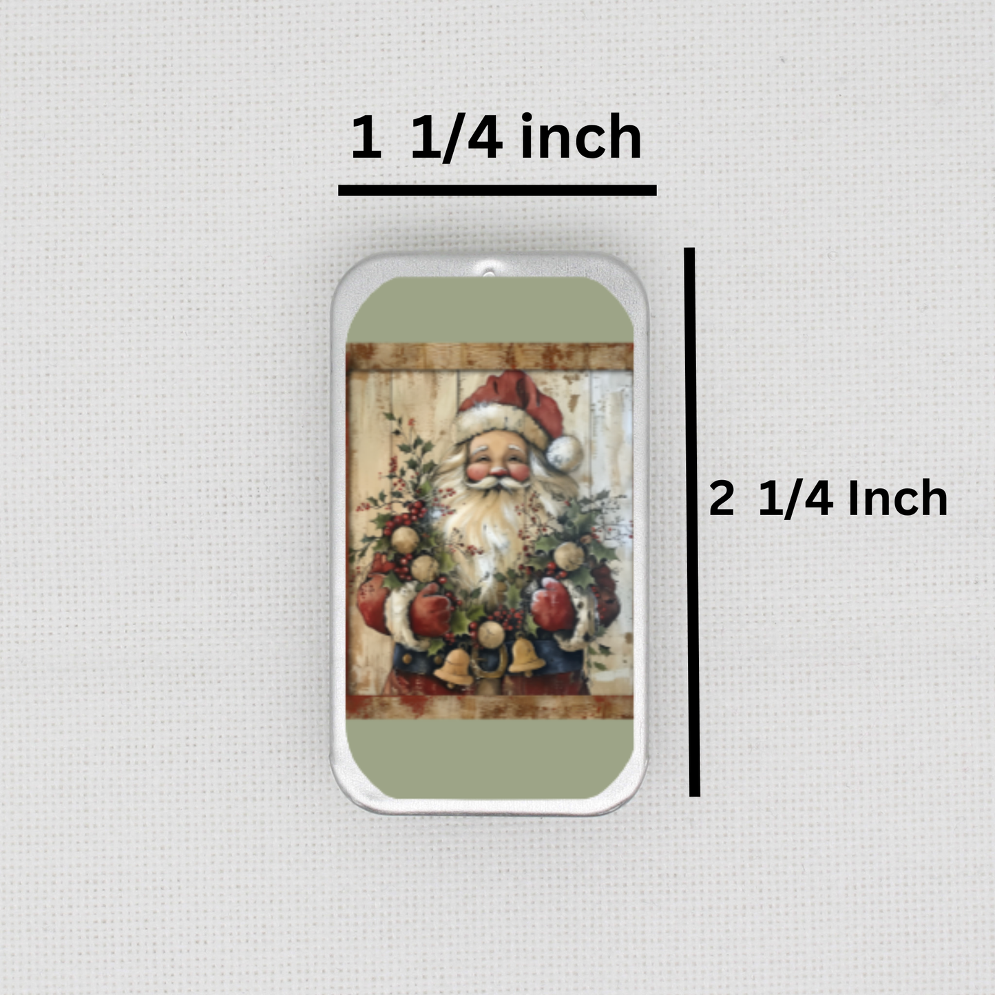 Santa Needle Tin