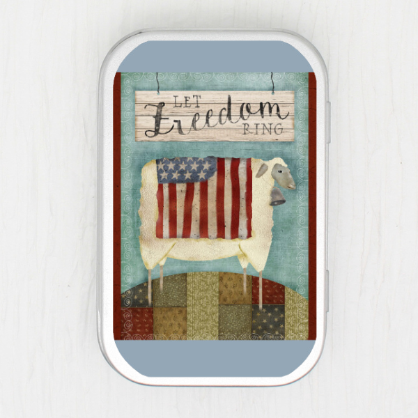 Let Freedom Ring Small Storage Tin