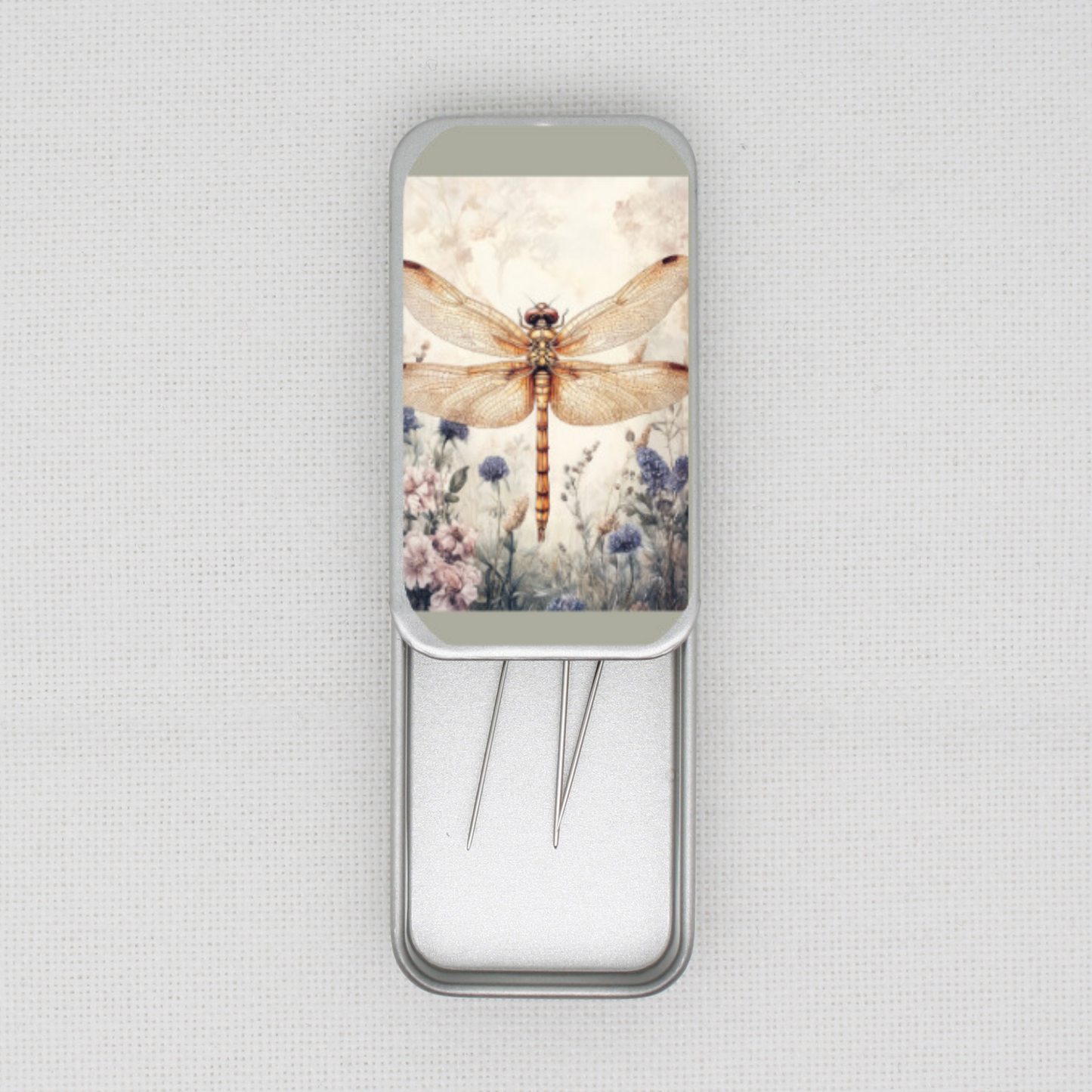 Spring Dragonfly Needle Tin