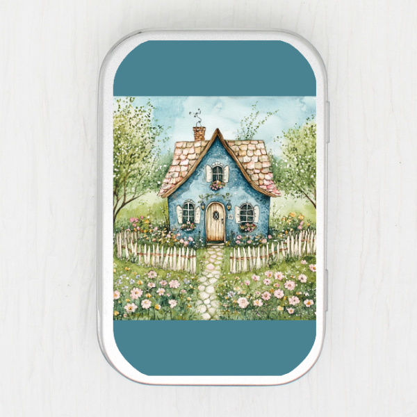 Spring House Small Storage Tin
