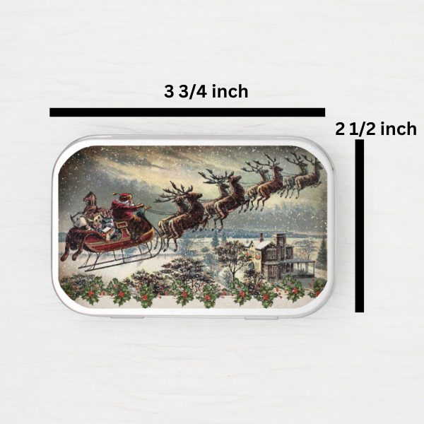 The Night Before Christmas Small Storage Tin