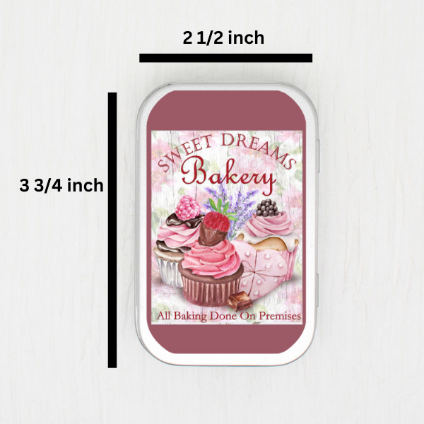 Sweet Dreams Bakery Small Storage Tin