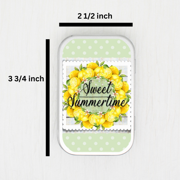 Sweet Summertime Small Storage Tin