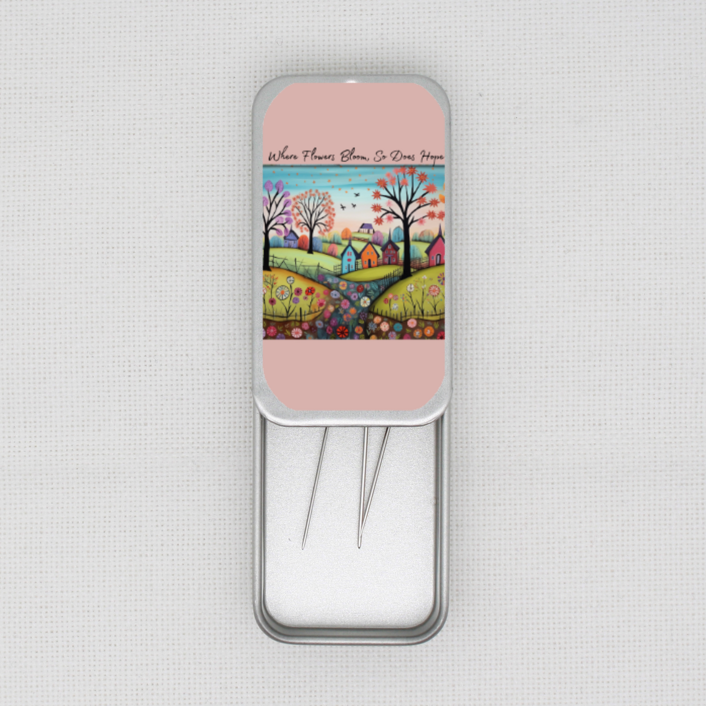 Where Flowers Bloom Needle Tin