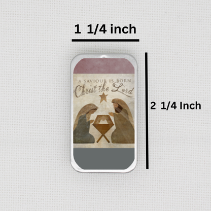 A Saviour Is Born Needle Tin