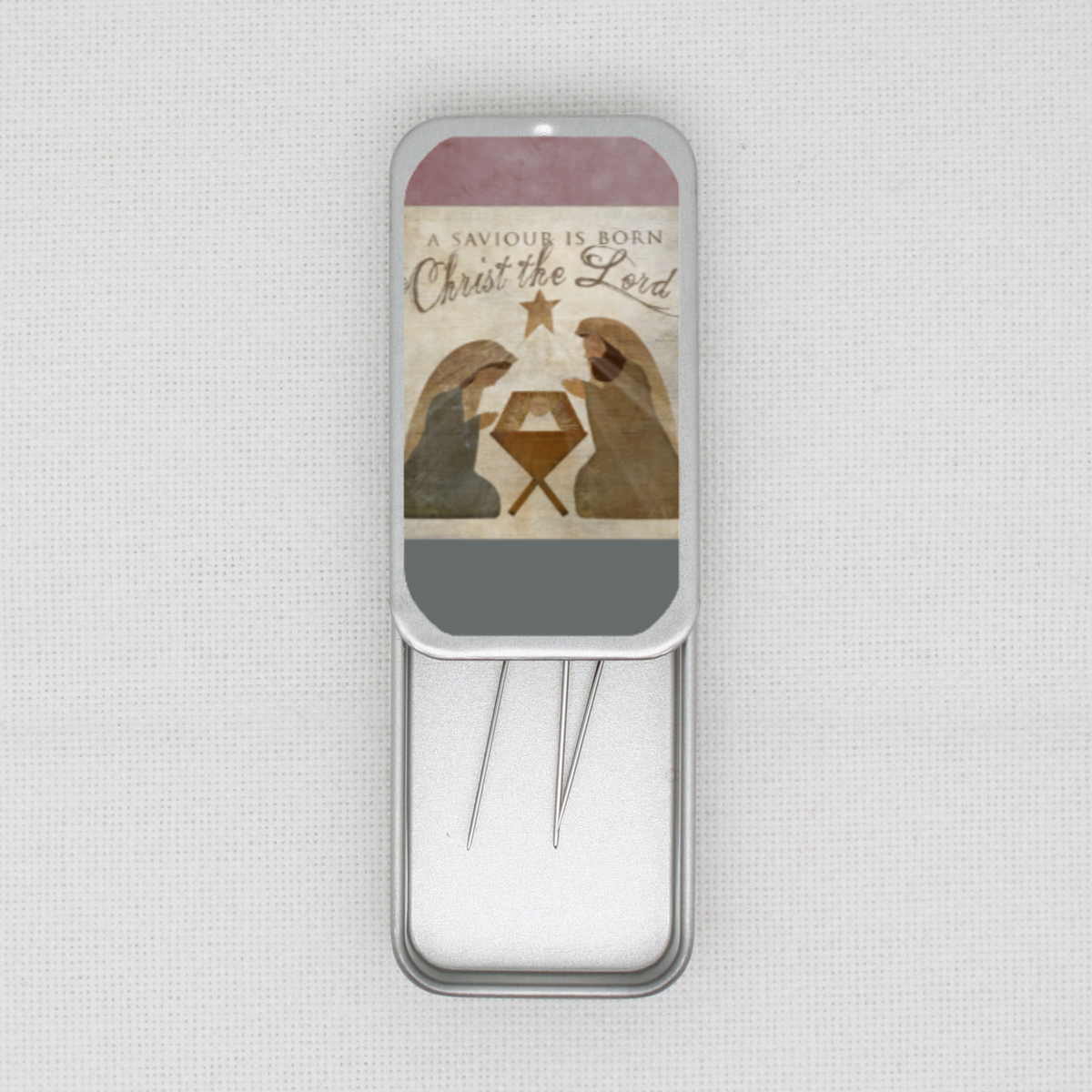 A Saviour Is Born Needle Tin