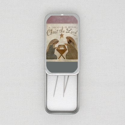 A Saviour Is Born Needle Tin
