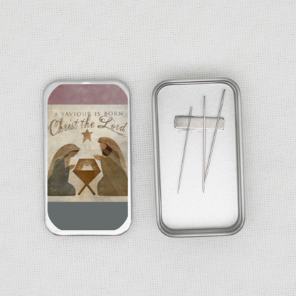 A Saviour Is Born Needle Tin