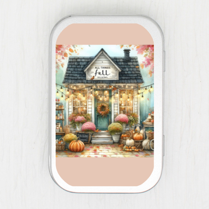 All Things Fall Small Storage Tin