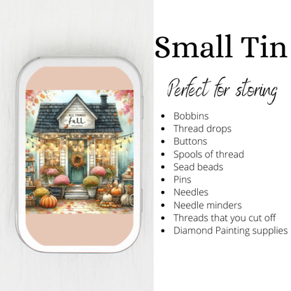 All Things Fall Small Storage Tin