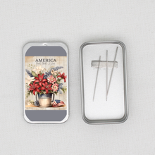American Flowers Needle Tin