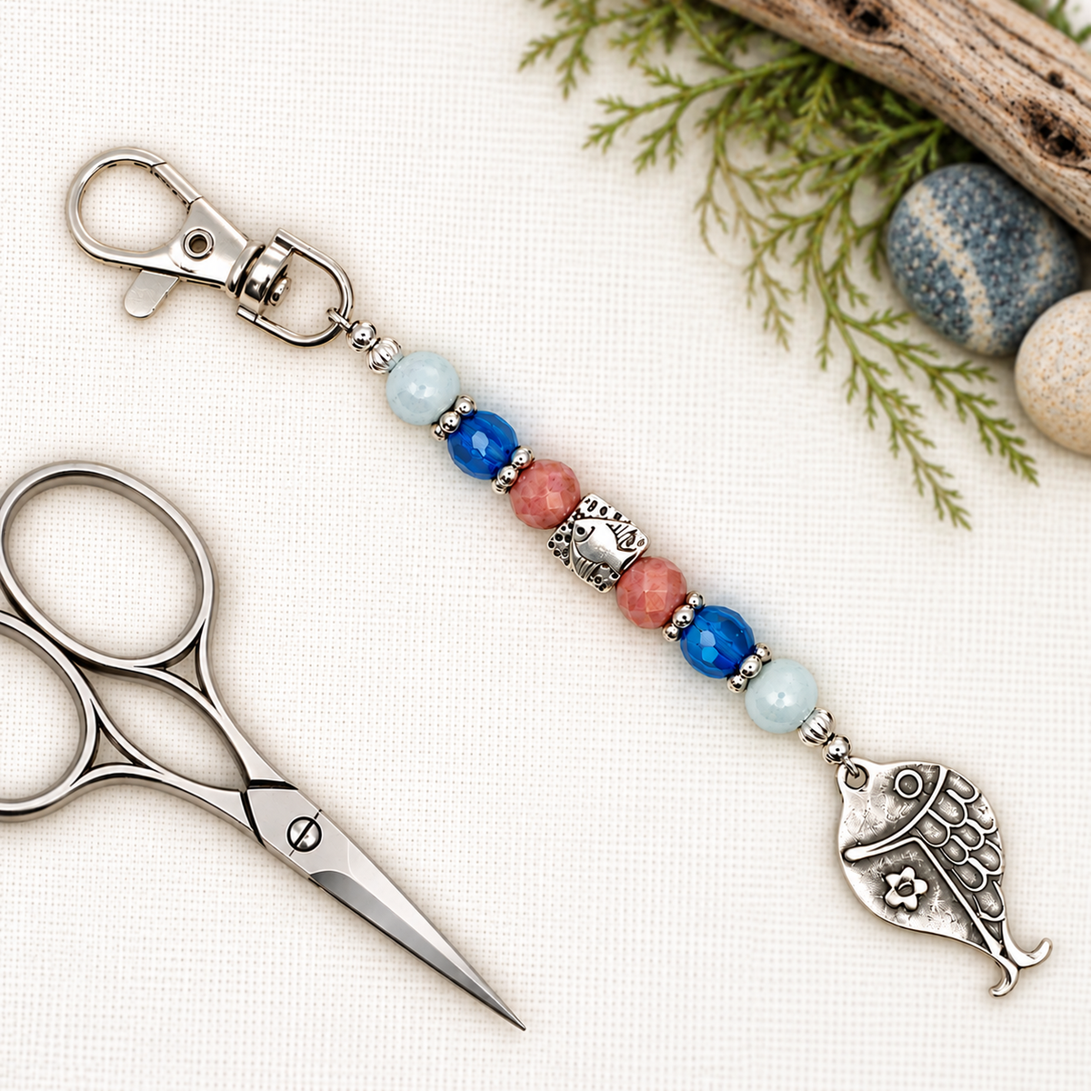 Fish Scissor Fob