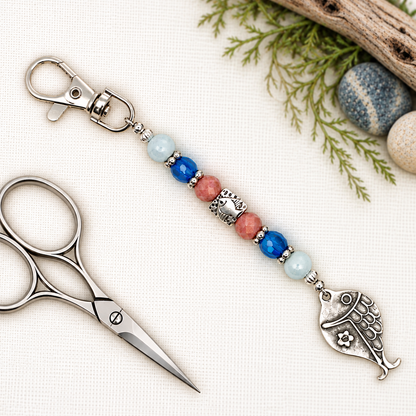 Fish Scissor Fob