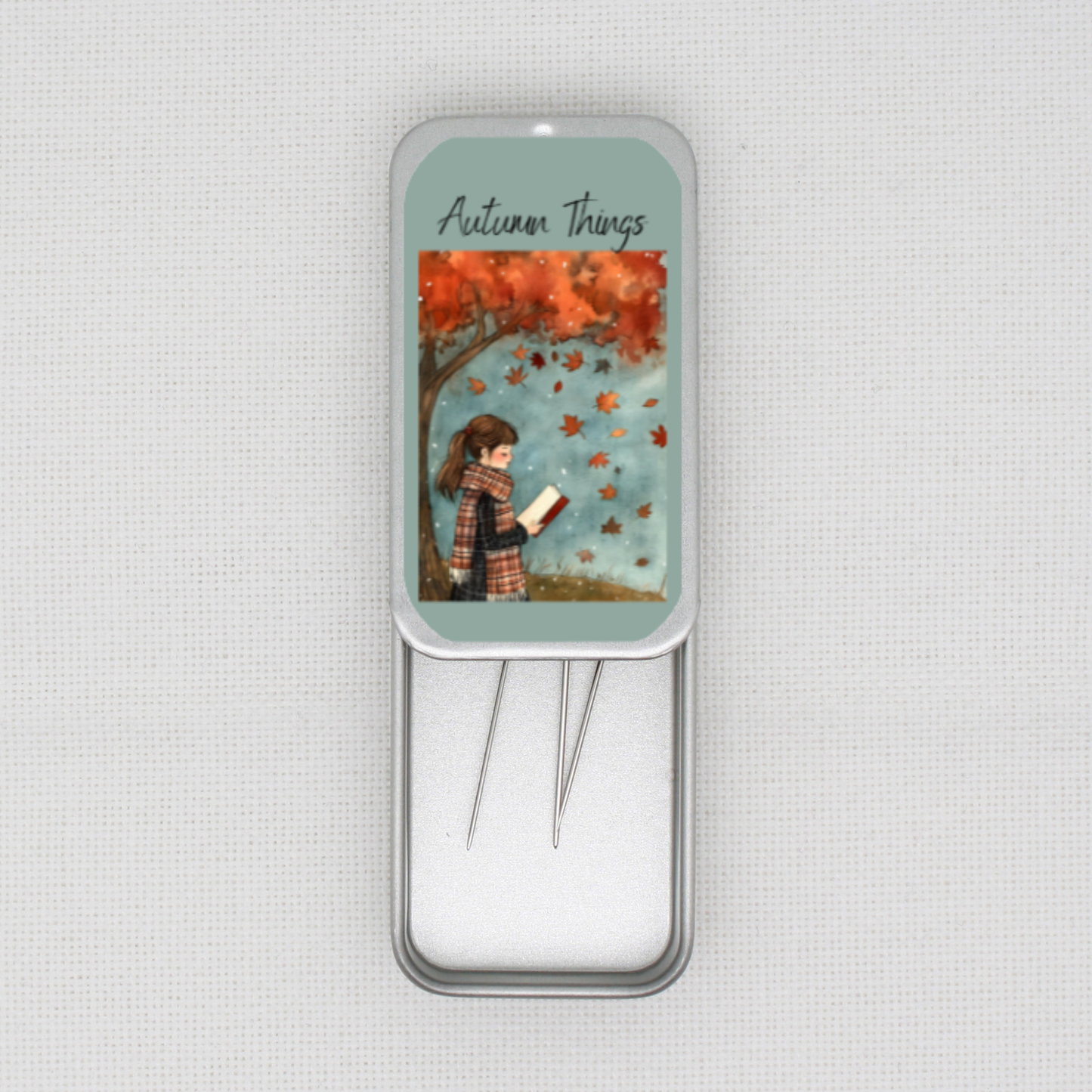 Autumn Things Needle Tin